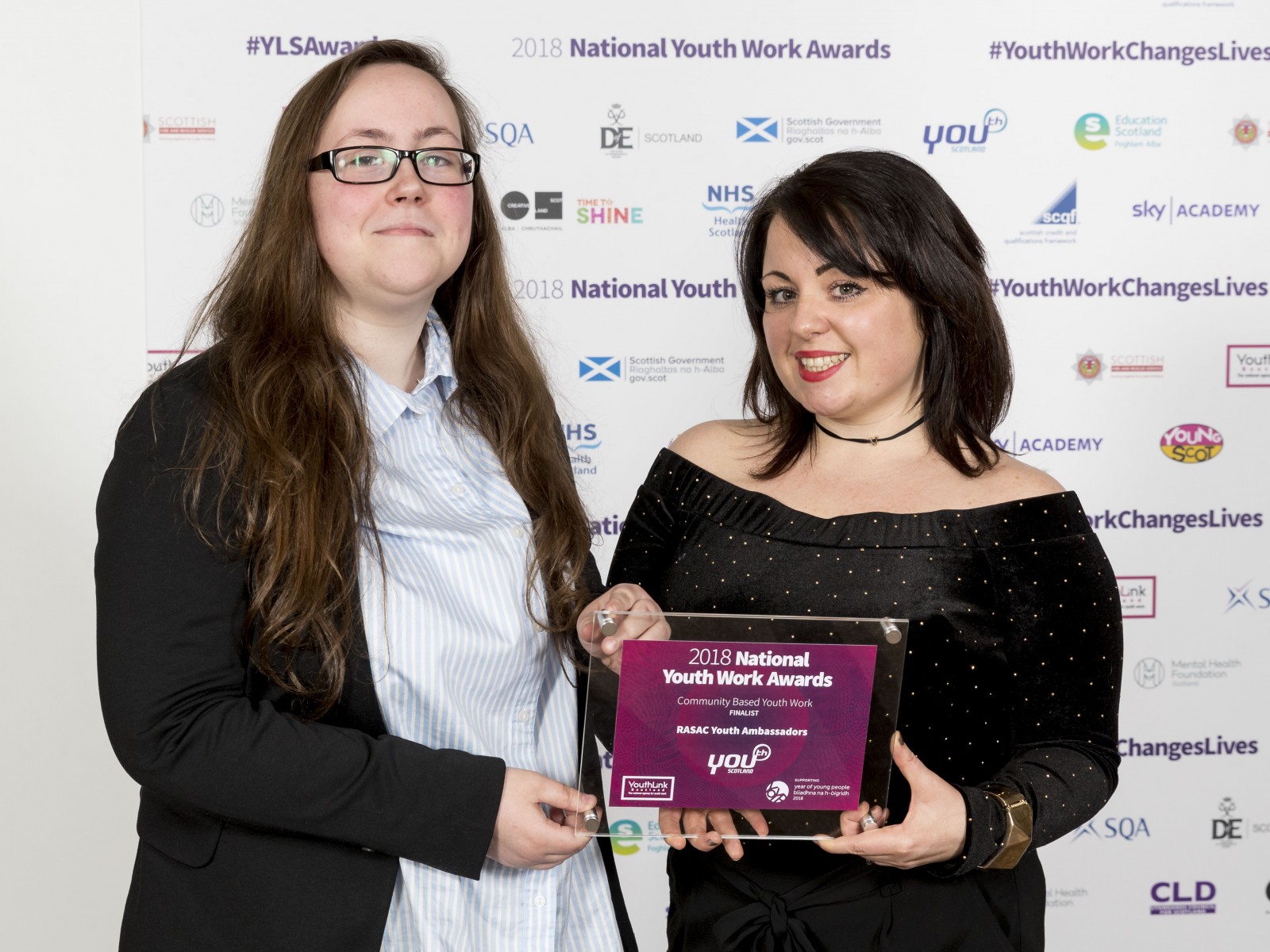 At the National Youth Awards