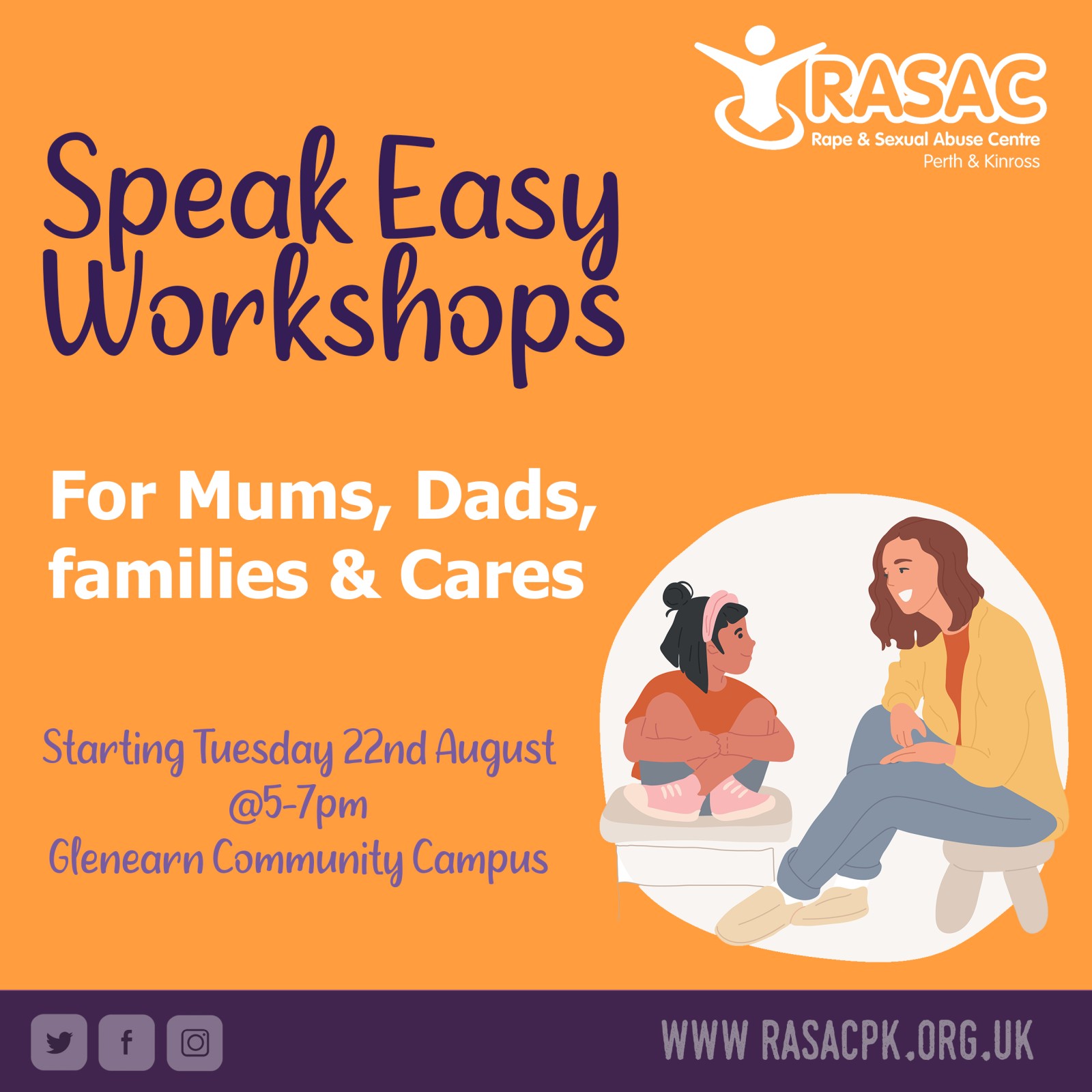 Speak Easy Latest News RASAC Perth & Kinross